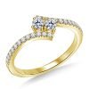 Two-Stone-Diamond-Ring-14k-white-yellow-gold-mod3 (1)