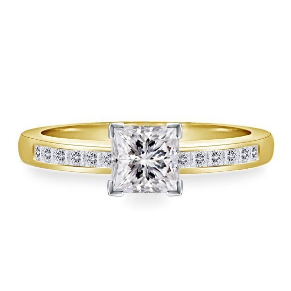 Princess-Cut-Diamond-Channel-Set-Engagement-Ring-14K-Yellow-White-Gold-mod12 (2)