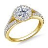 Round-Brilliant-Diamond-Split-Shank-Halo-Engagement-Ring-14K-Yellow-white-Gold-mod22 (4)