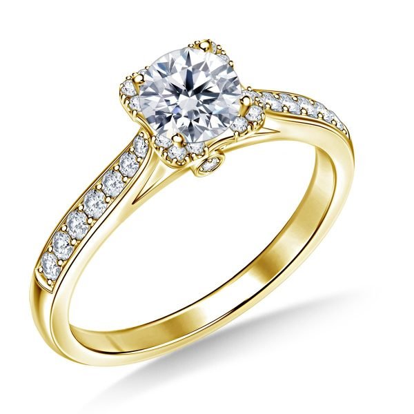Round-Diamond-Center-Square-Halo-Cathedral-Engagement-Ring-14K-Yellow-White-Gold-mod23 (1)