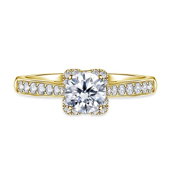Round-Diamond-Center-Square-Halo-Cathedral-Engagement-Ring-14K-Yellow-White-Gold-mod23 (3)