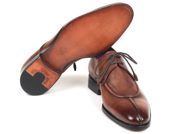Paul Parkman Split Toe Men's Brown Derby Shoes