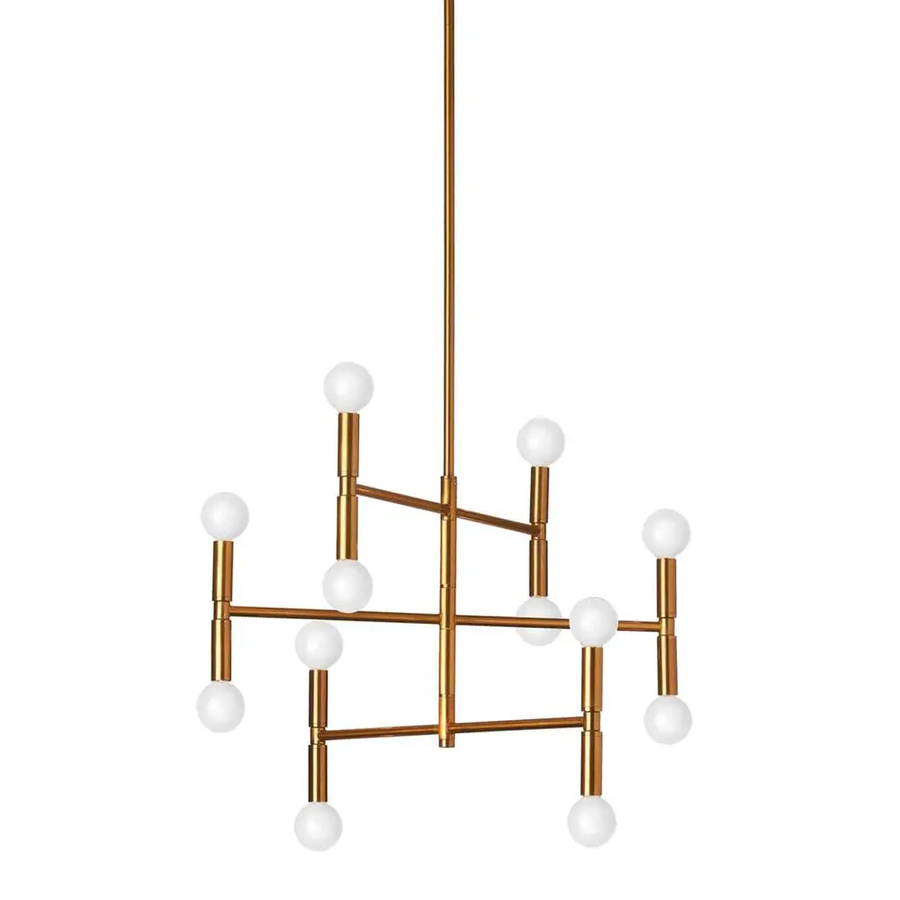 12LT Chandelier, Vintage Bronze Finish
