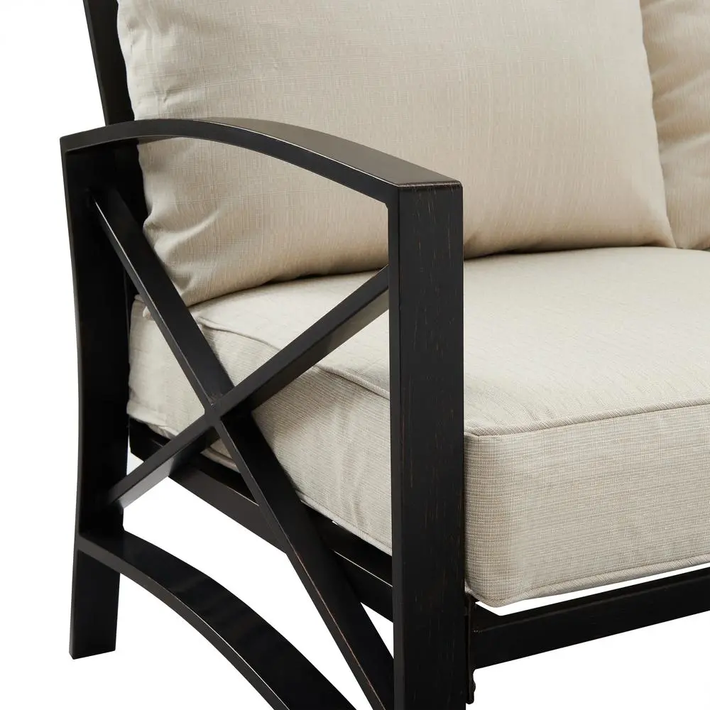 Kaplan 2Pc Outdoor Sofa Patio Furniture Set