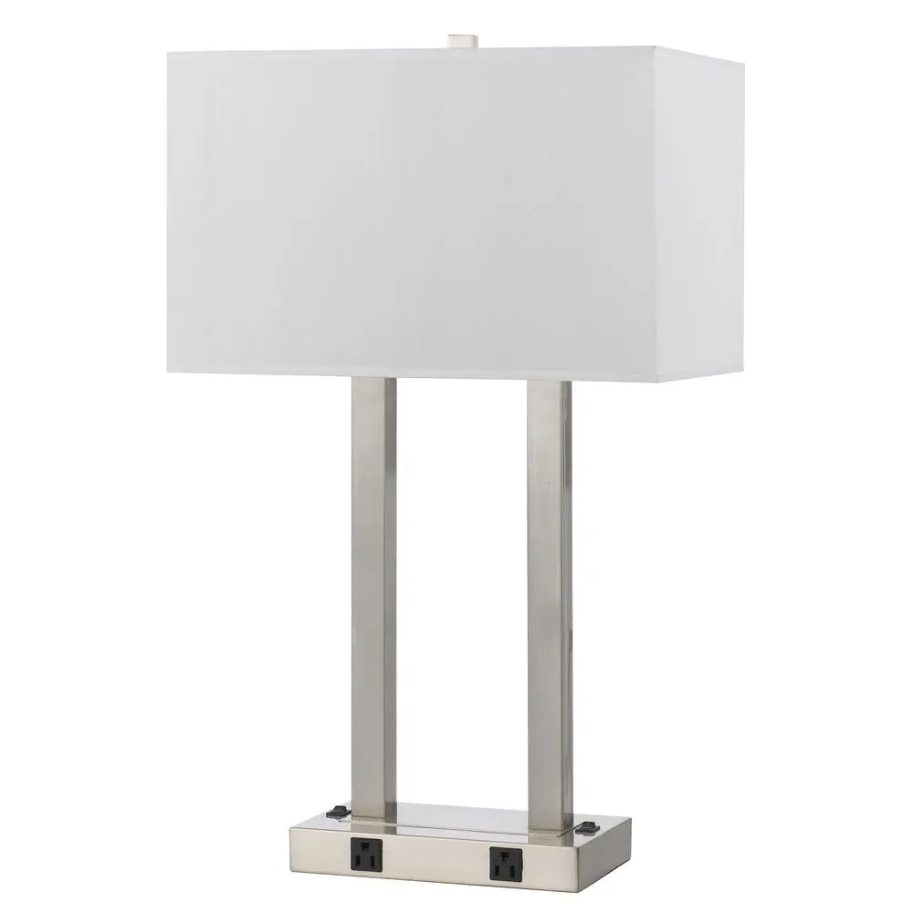 60W X 2 Metal Desk Lamp W/Two Outle