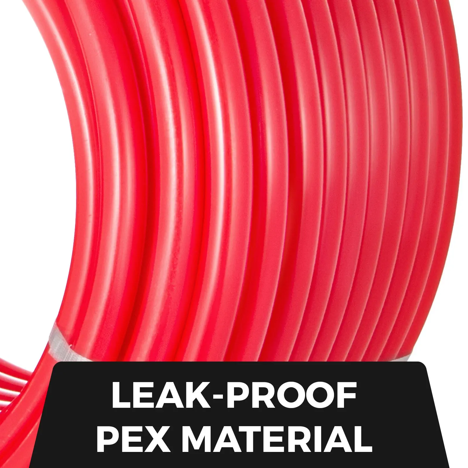 VEVOR Pex Pipe Tubing 1 Inch 300ft Pex Tubing Non-Barrier Radiant Water Plumbing Pipe Pex-B ?1" Non-Barrier/300FT/Red? - Image 2