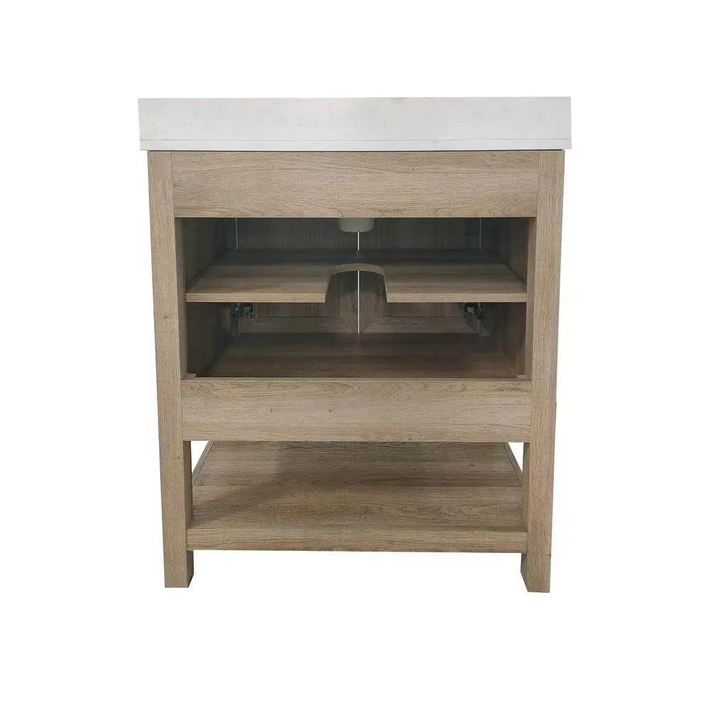 30 Inch Contemporary Bathroom Vanity with Sink Combo