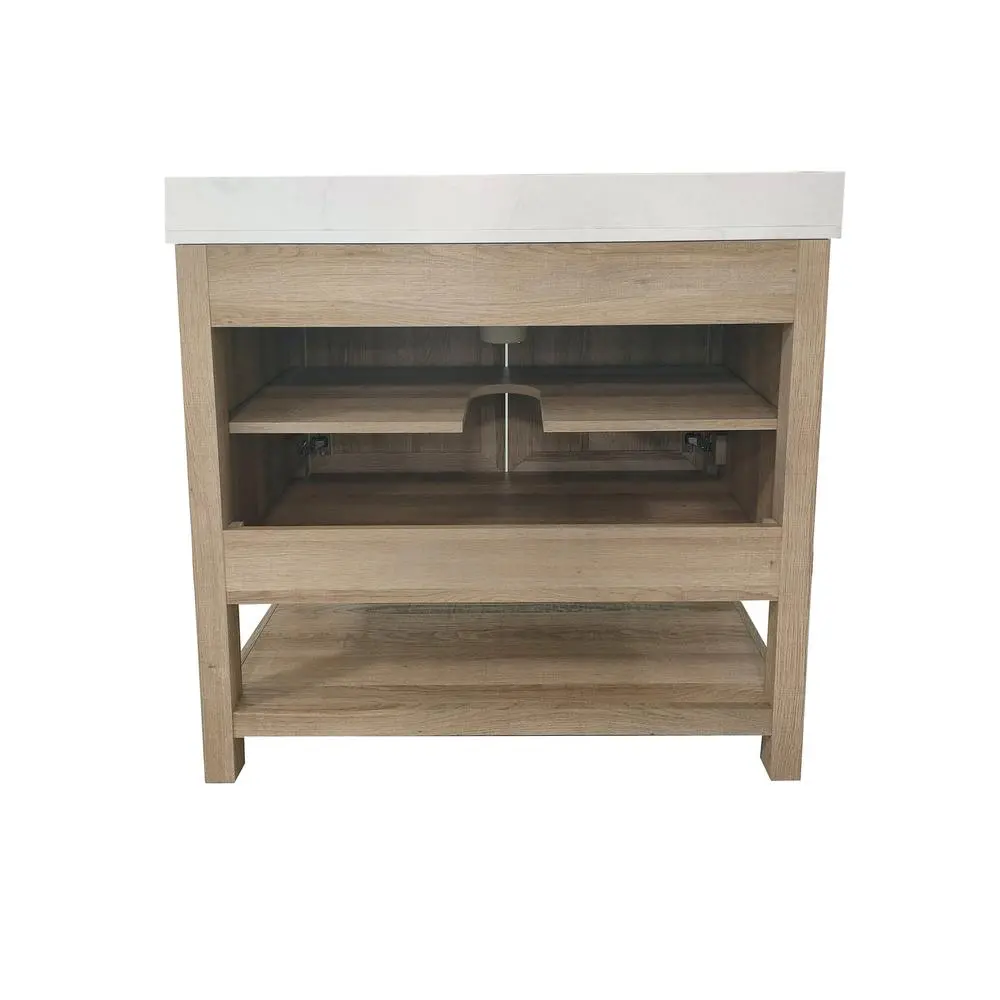 36 Inch Contemporary Bathroom Vanity with Sink Combo