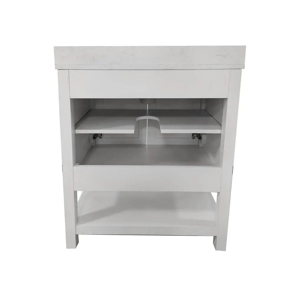 30 Inch Contemporary Bathroom Vanity with Sink Combo