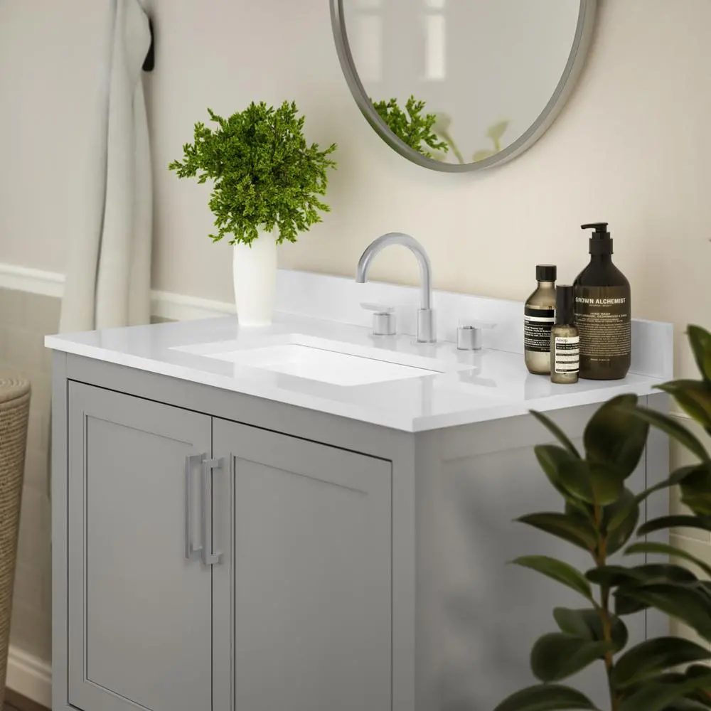 36 Inch Contemporary Bathroom Vanity with Sink Combo