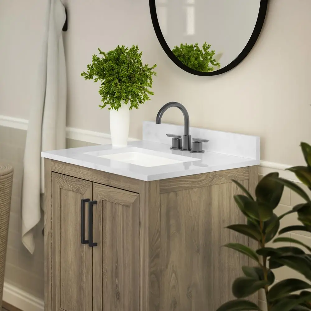 24 Inch Contemporary Bathroom Vanity with Sink Combo