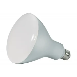 Satco 13W BR40 LED 2700K Bulb - 13 W - 85 W Incandescent Equivalent Wattage - 120 V AC - 1075 lm - BR40 Size - Frosted White - Warm White Light Color - E26 Base - 25000 Hour - 4400.3F (2426.8°